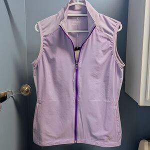 Nike Golf Full Zip Performance Vest Lilac